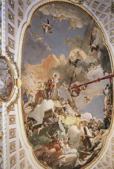 TIEPOLO, Giovanni Domenico The Apotheosis of the Spanish Monarchy Sweden oil painting art